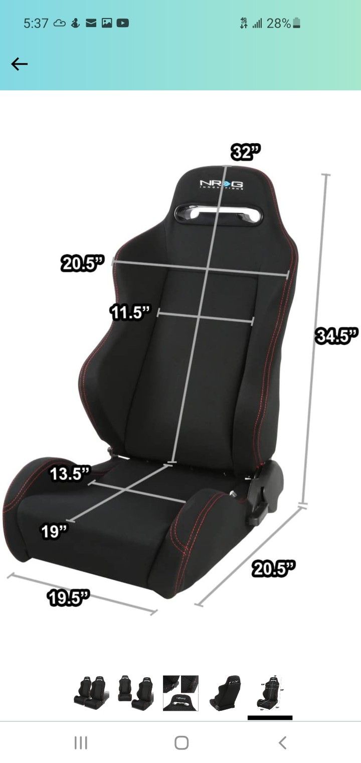 Race Seats NRG