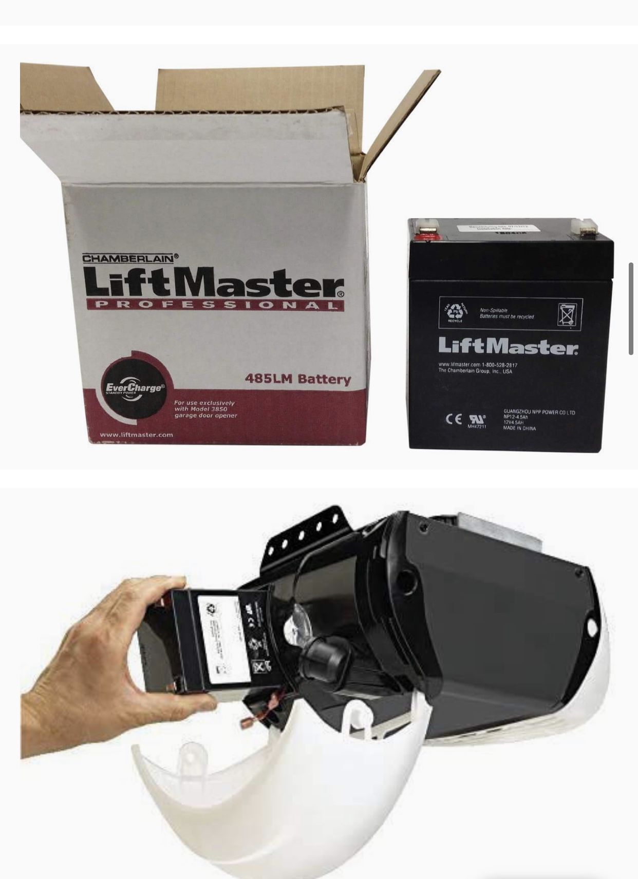 Lift Master Garage Door Battery 