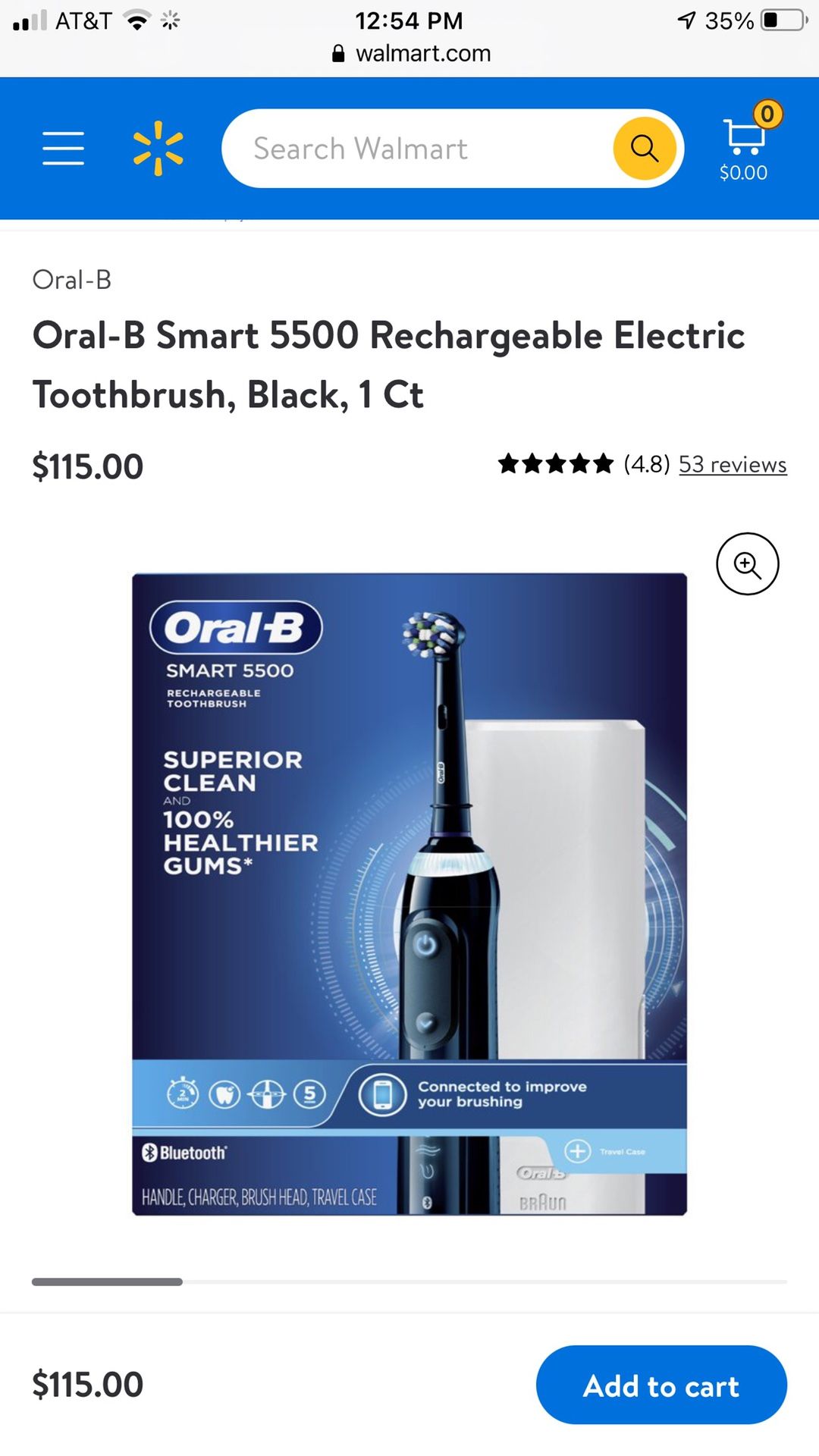 New Unopened Oral B Smart 5500.