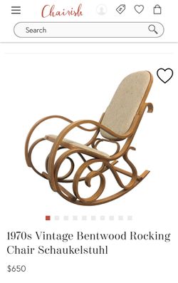 Thonet Style Bentwood Rocking Chair Thumbnail