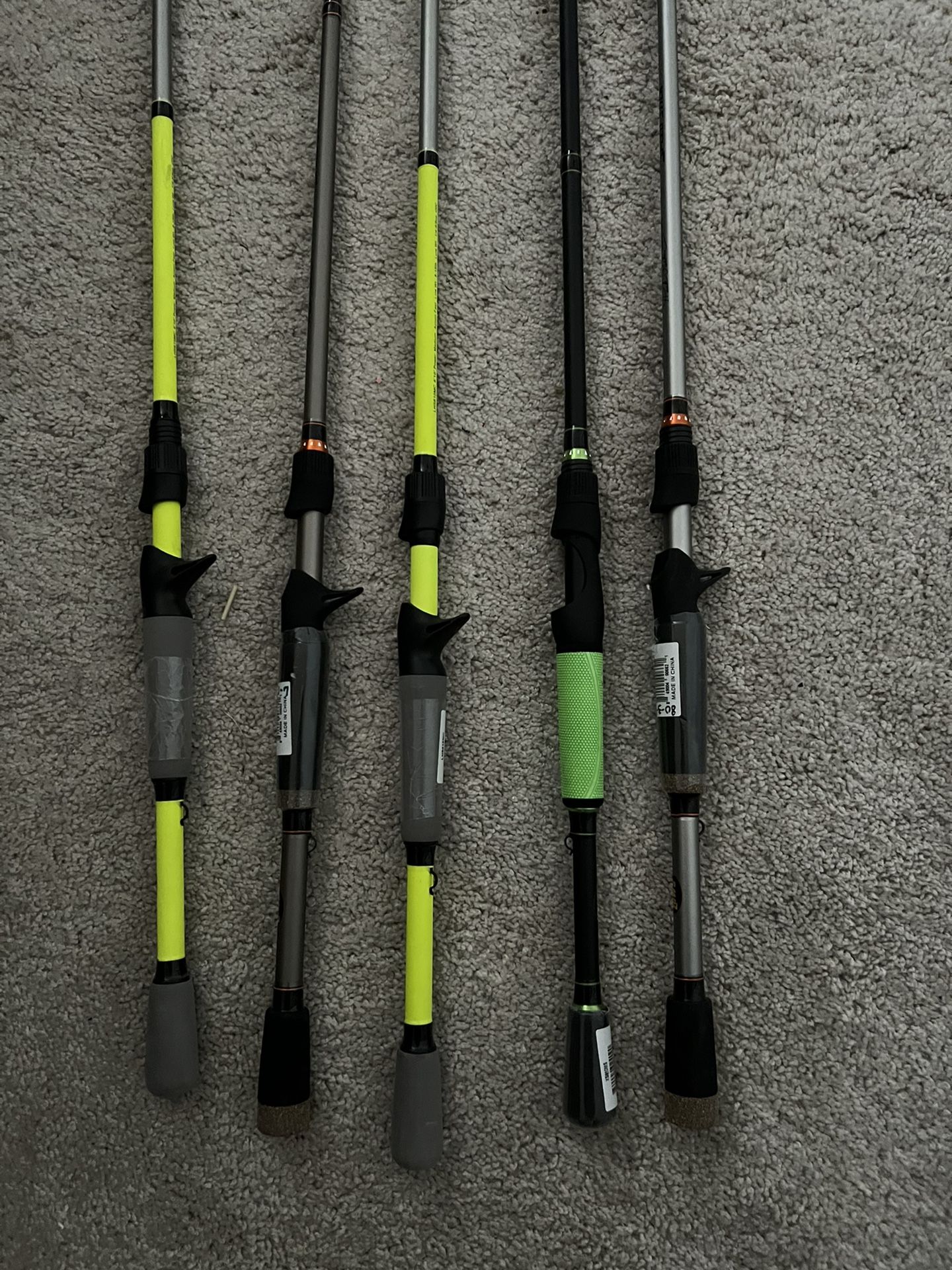 5 Brand New Fishing Rods. Lews Brand!!!