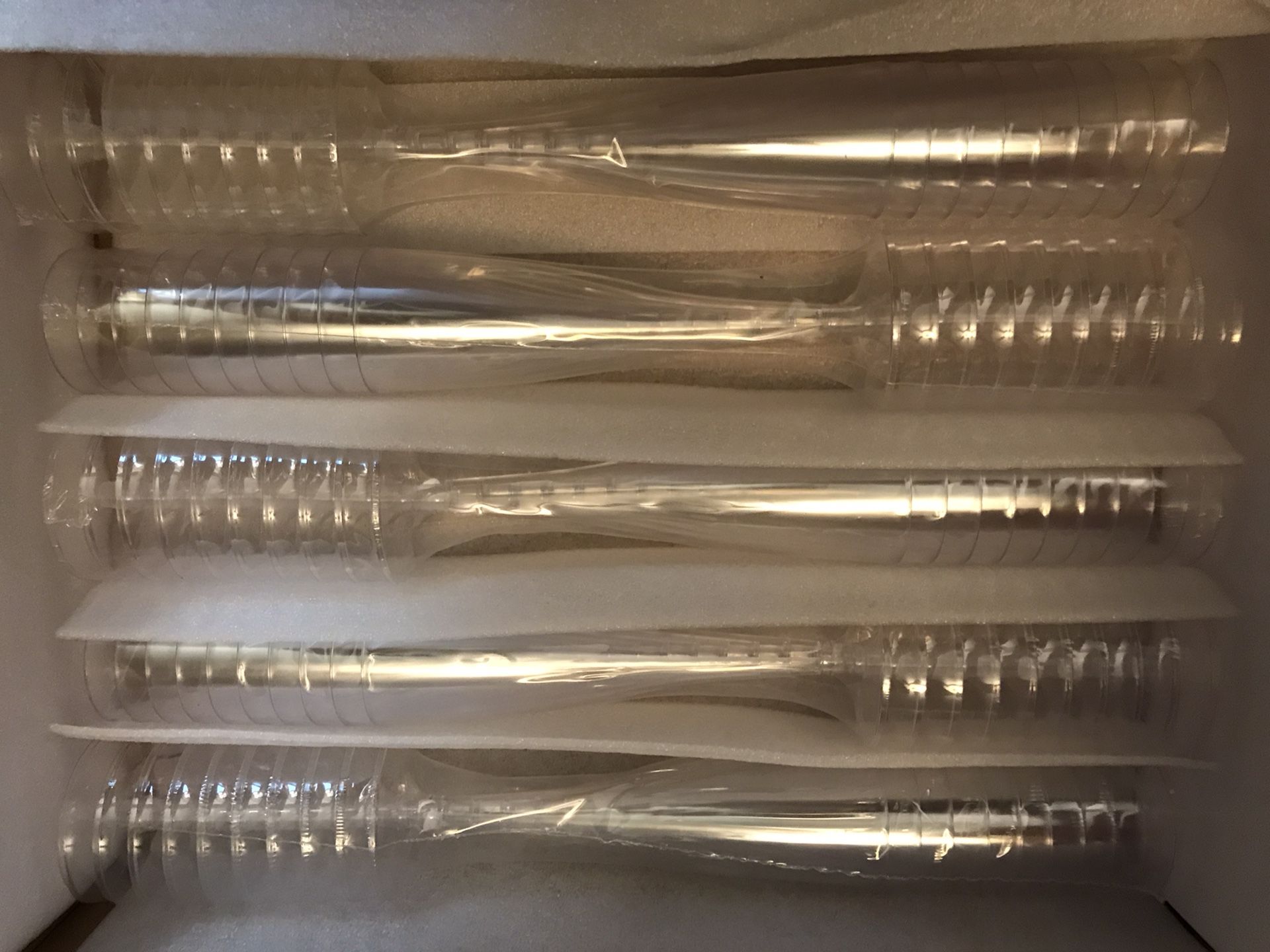 Plastic Disposable Champagne Flutes