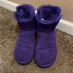 Purple Ugg Boots Size:8 Thumbnail