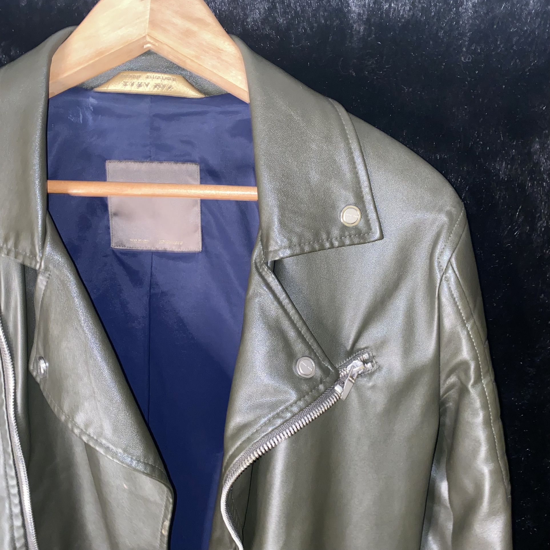 Zara  Men’s Leather Jacket Small 