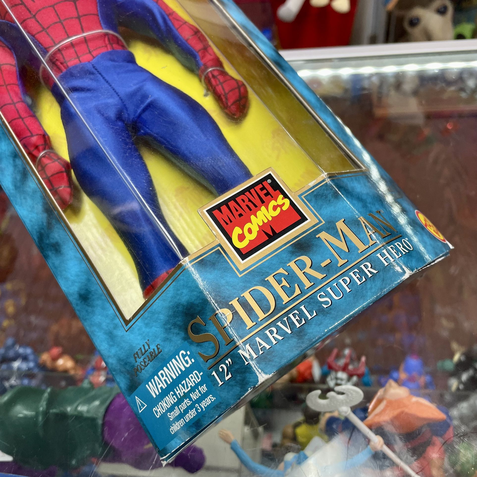 Vintage 1997 Toy Biz Special Edition Series Spider-Man 12” Marvel Super Hero Action Figure Toy NIB - Highly Detailed, Cloth Clothes