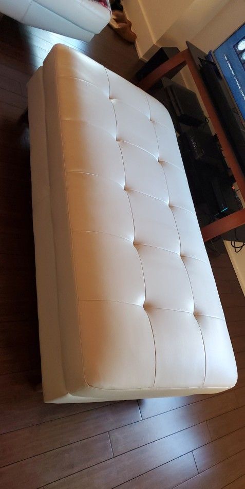 Leather Chair & Ottoman