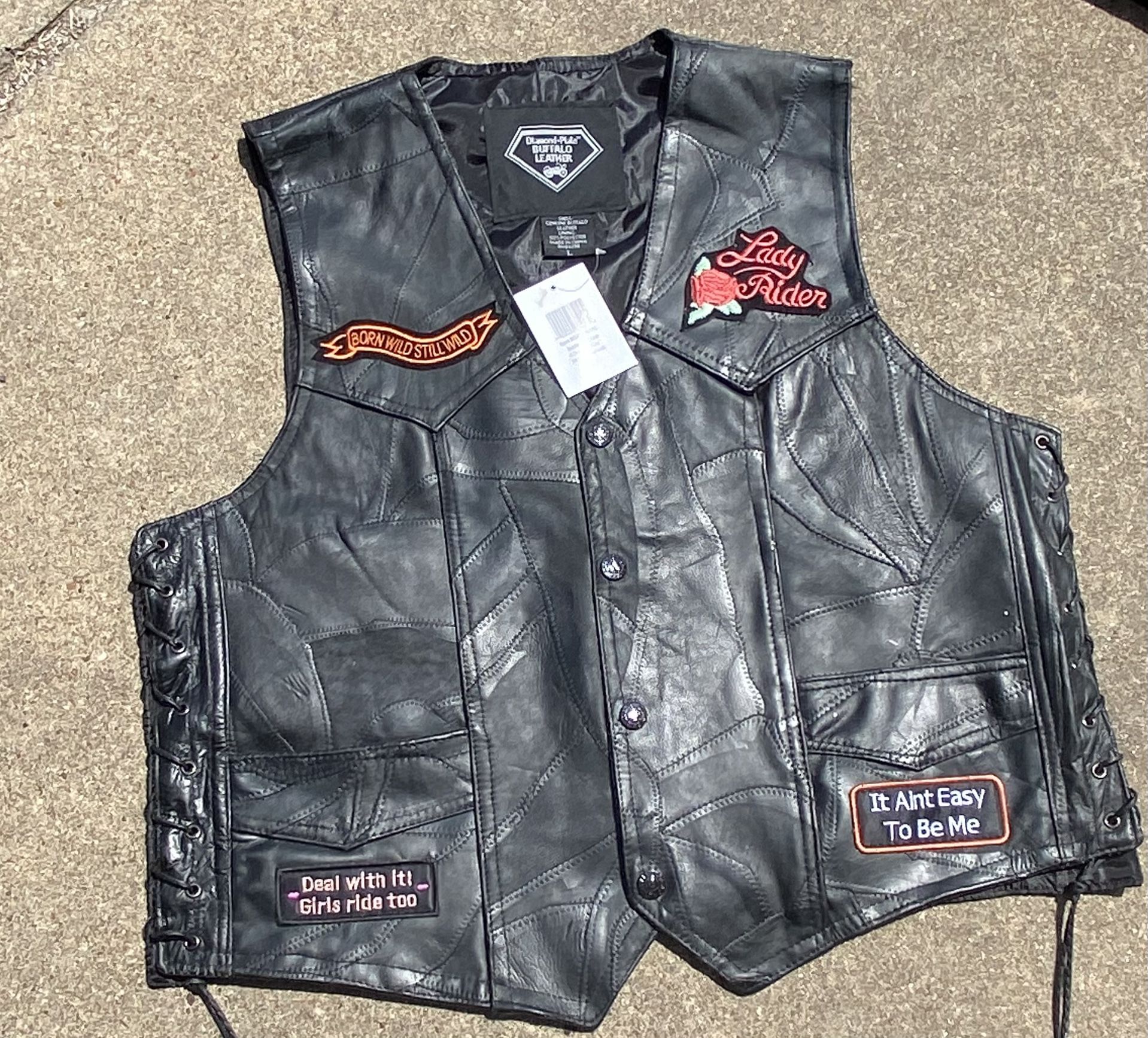 Harley Davidson Men’s Leather Vest XL