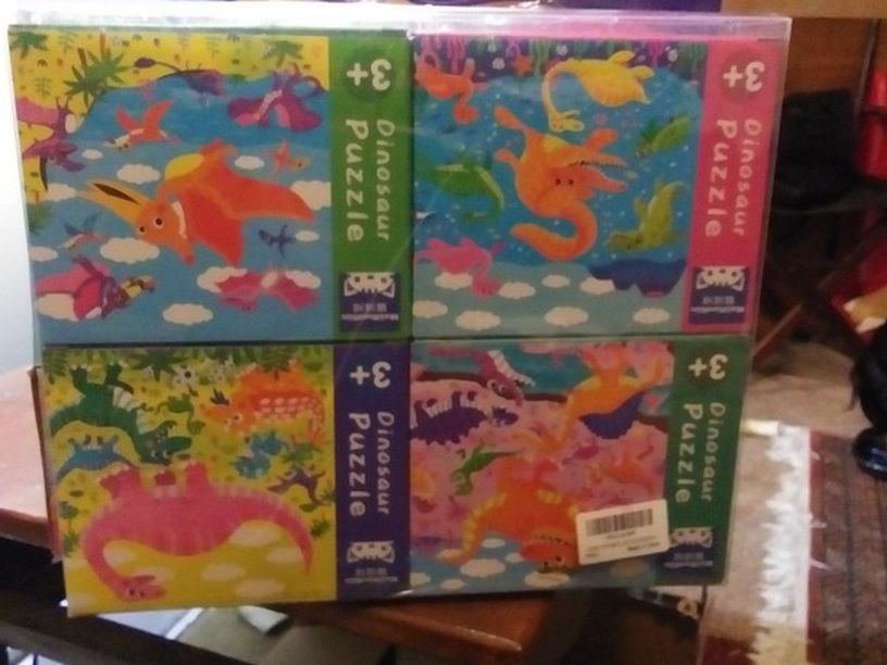 Puzzles Ages 3 And Up 4 New Still In Box