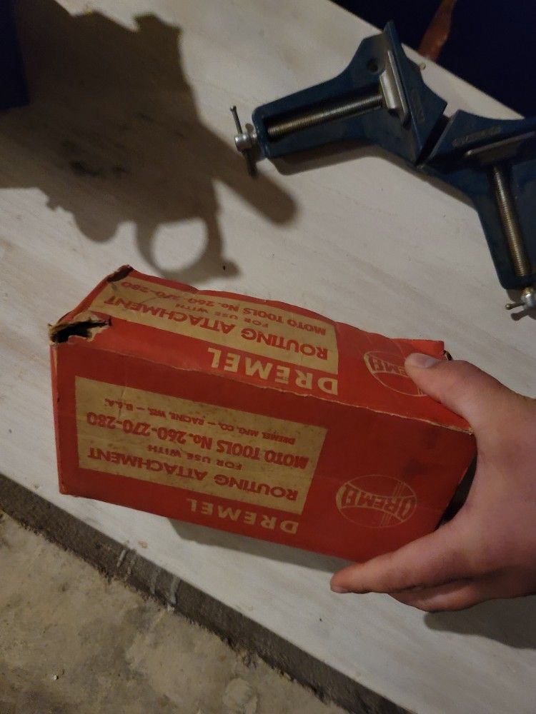 2 Dremel Tools And Vise And Attachments