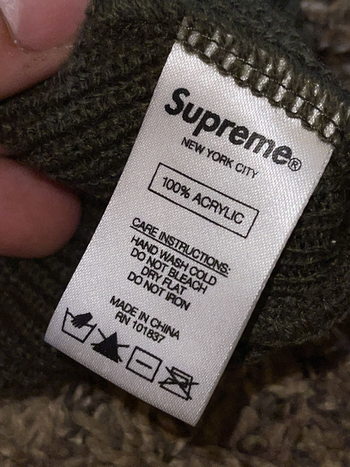 Supreme Gore-Tex Green Beanie