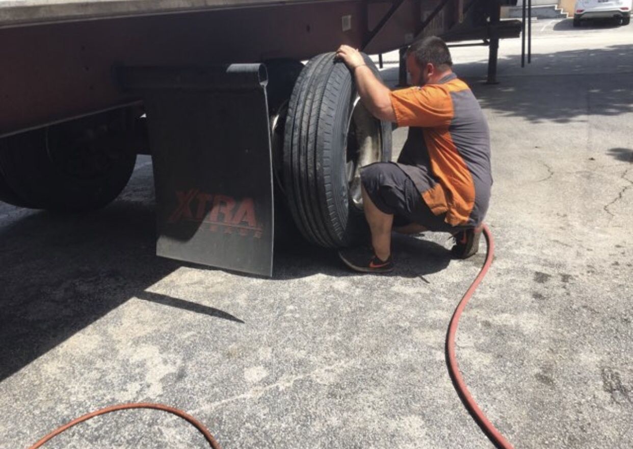 Road side tire service commercial farm agriculture bobcat forklift loader tires