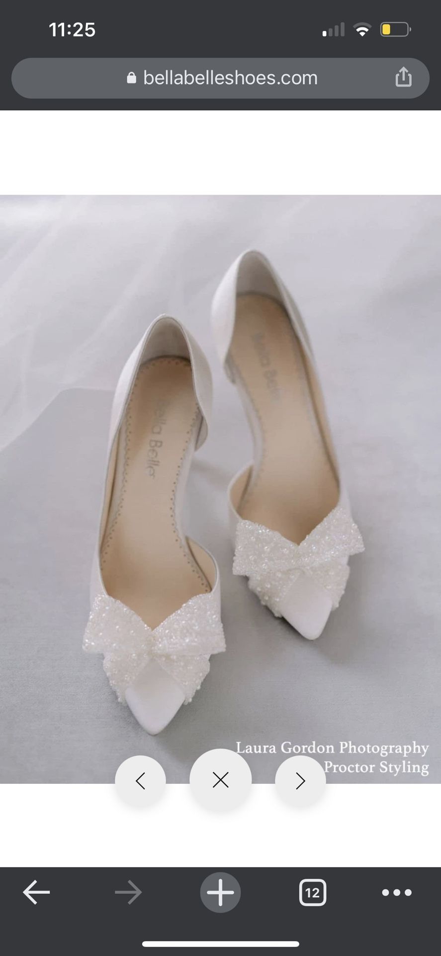 Bella Belle Wedding Bow Pump Shoes