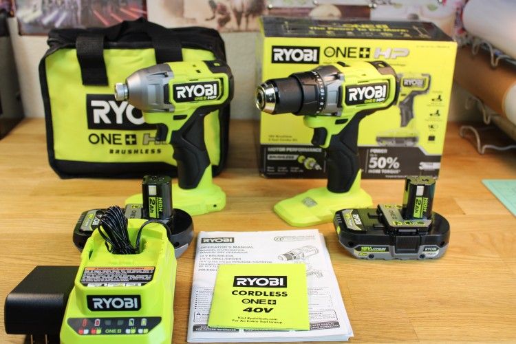 2 in 1 RYOBi 18V Drill/Driver Impact Kit