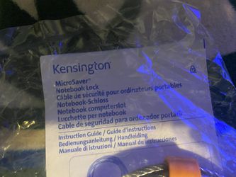 Kensington MicroSaver Custom Keyed Notebook Lock.  Thumbnail