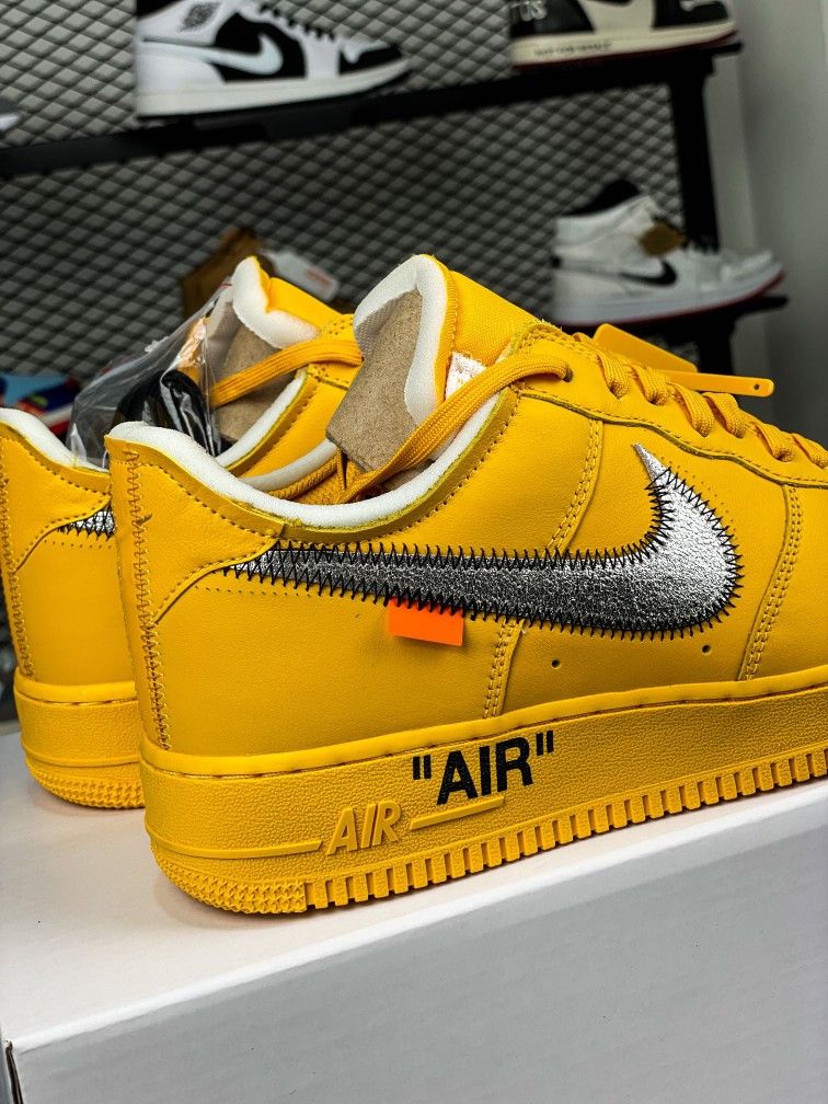 Nike off-white yellow size4-13