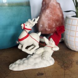Snowbabies “Reigning My Reindeer” Figurine Thumbnail