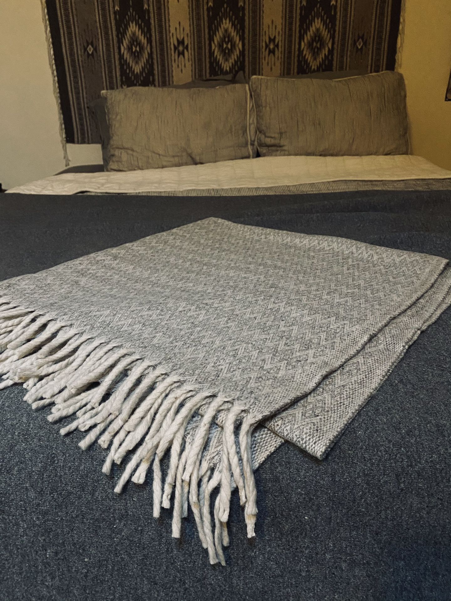 Wool Throw Blanket