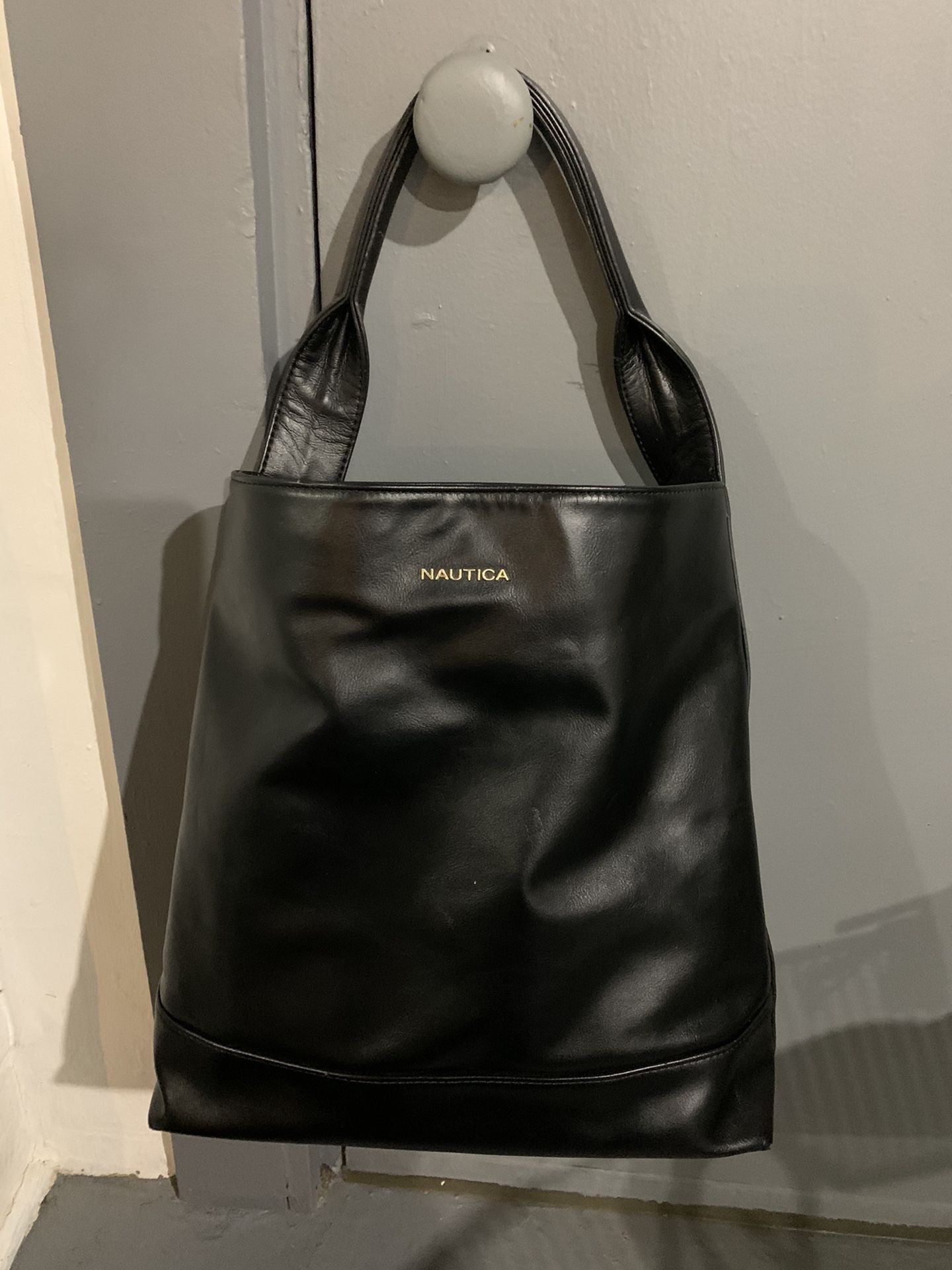 Nautica Black Leather Purse