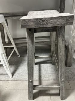 Table w Matching Bench And Stools + Stool Set  Thumbnail