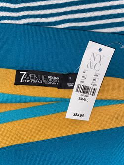 New York & Company striped skirt Thumbnail