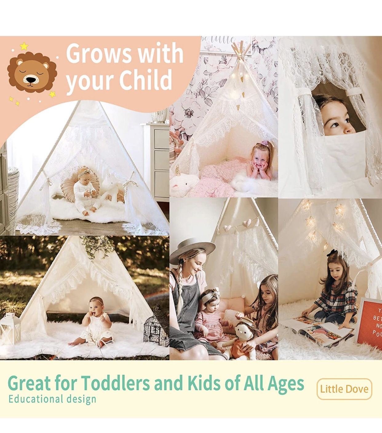 Teepee Play Tent