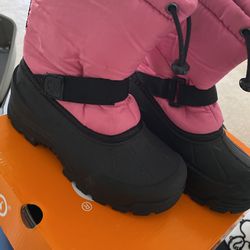 Kids girls Snow/rain Boots Size 3 - Perfect con Thumbnail