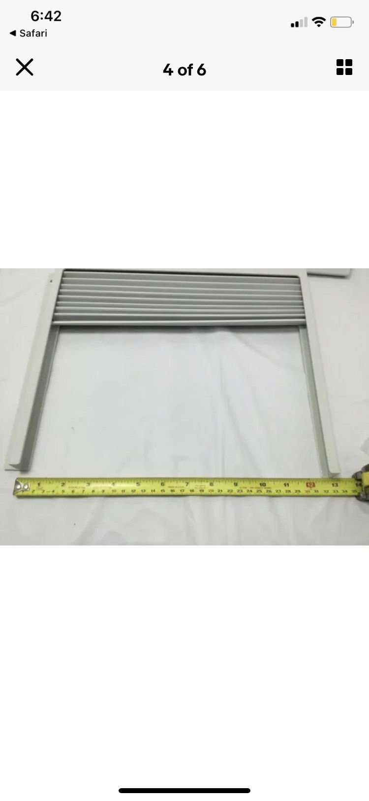 New OEM Sharp Air Conditioner Window Side Curtain & Frame Set (L&R) 9JQ(contact info removed)4