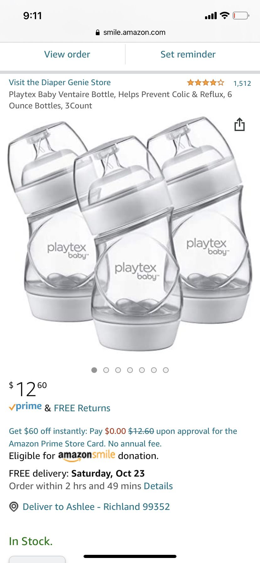 Playtex Ventair Bottles
