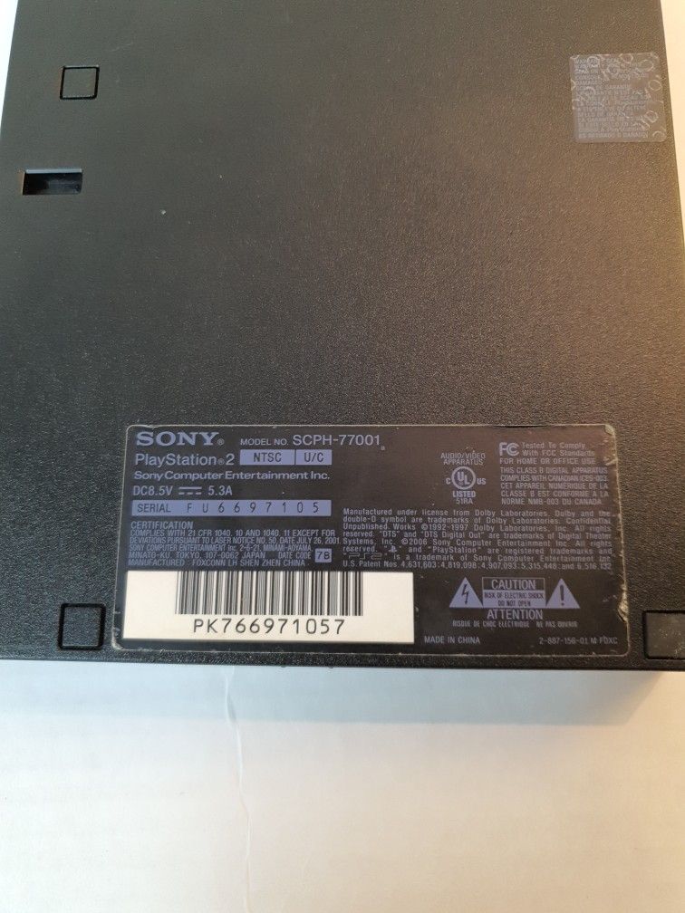 Sony PlayStation 2 Slim Console (SCPH-77001) PS2 System, Tested/Working .. Condition is "Used".
Same Day Shipping, Don't forget to check out my other
