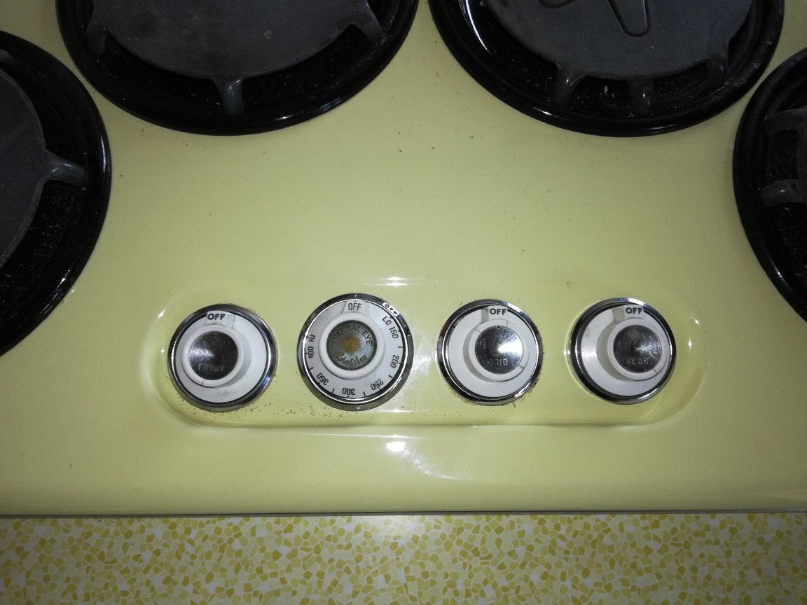 1954 Western Holly Double oven with range, and stainless hood for Sale