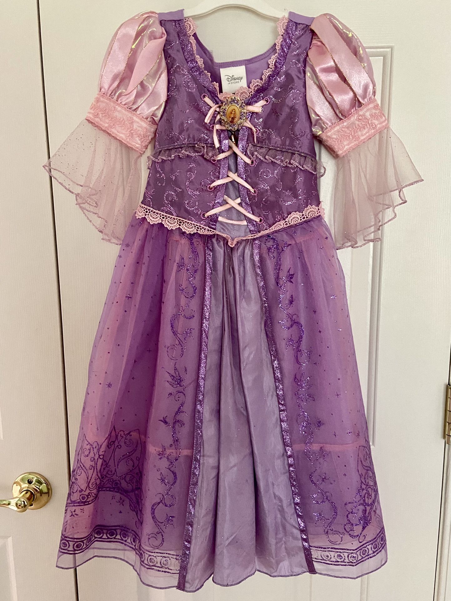 Disney Store Authentic Princess Tangled Rapunzel Costume