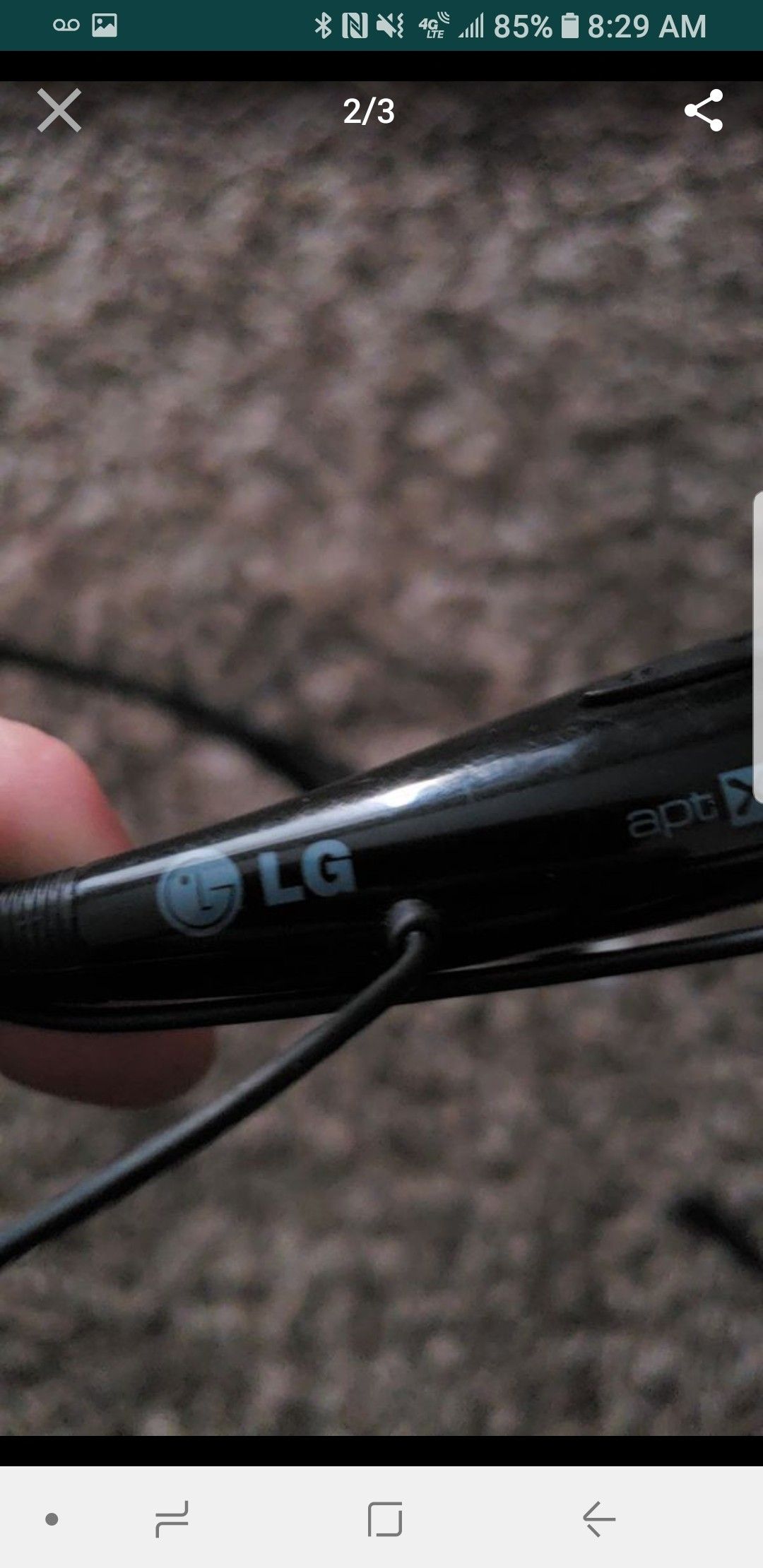 LG wireless headphones