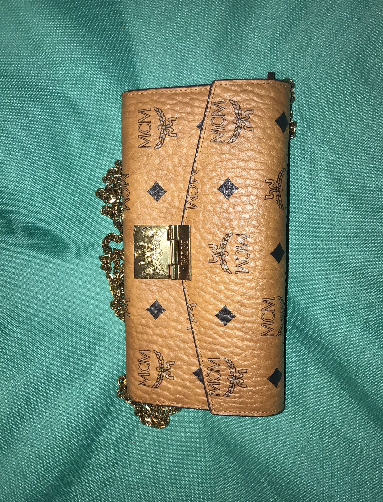 Authentic  Small MCM Crossbody Wallet 