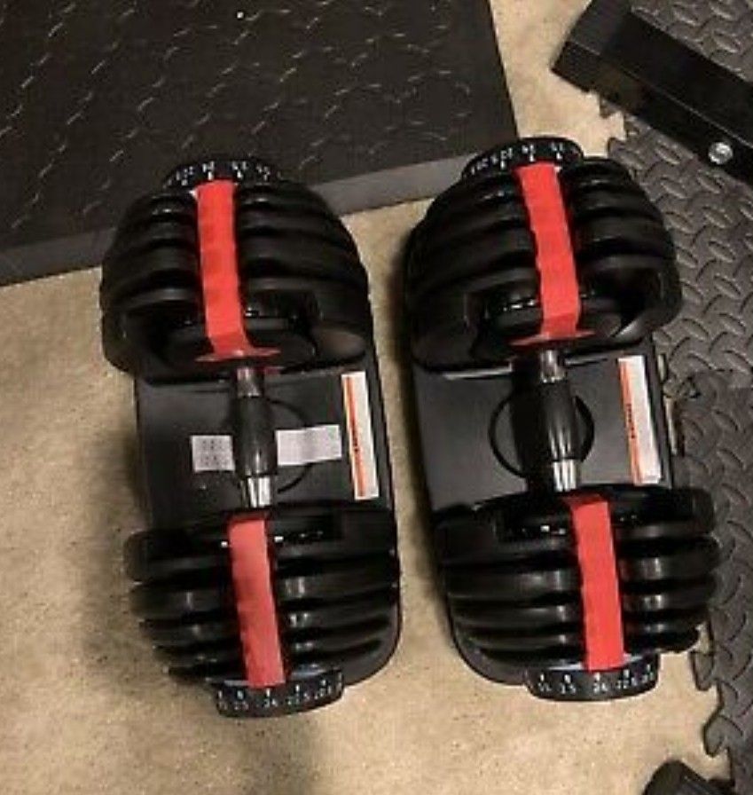 Bowflex Adjustable Dumbbells set with stand
