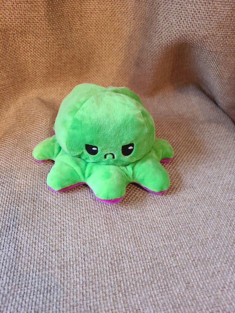 Reversible Octopus Plush Stuffed Animal 