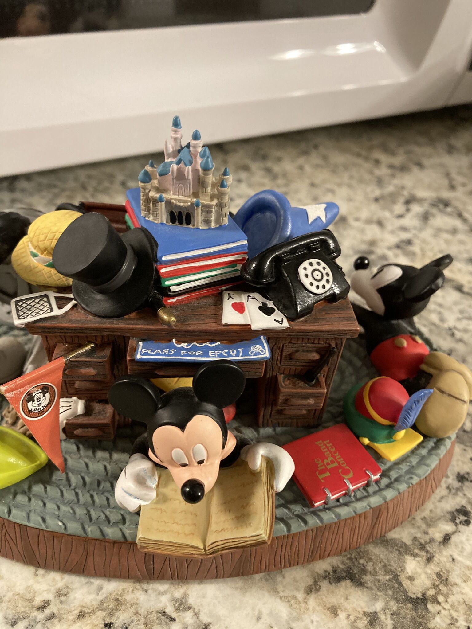 Disney When Walt’s Away…. Desk Clock