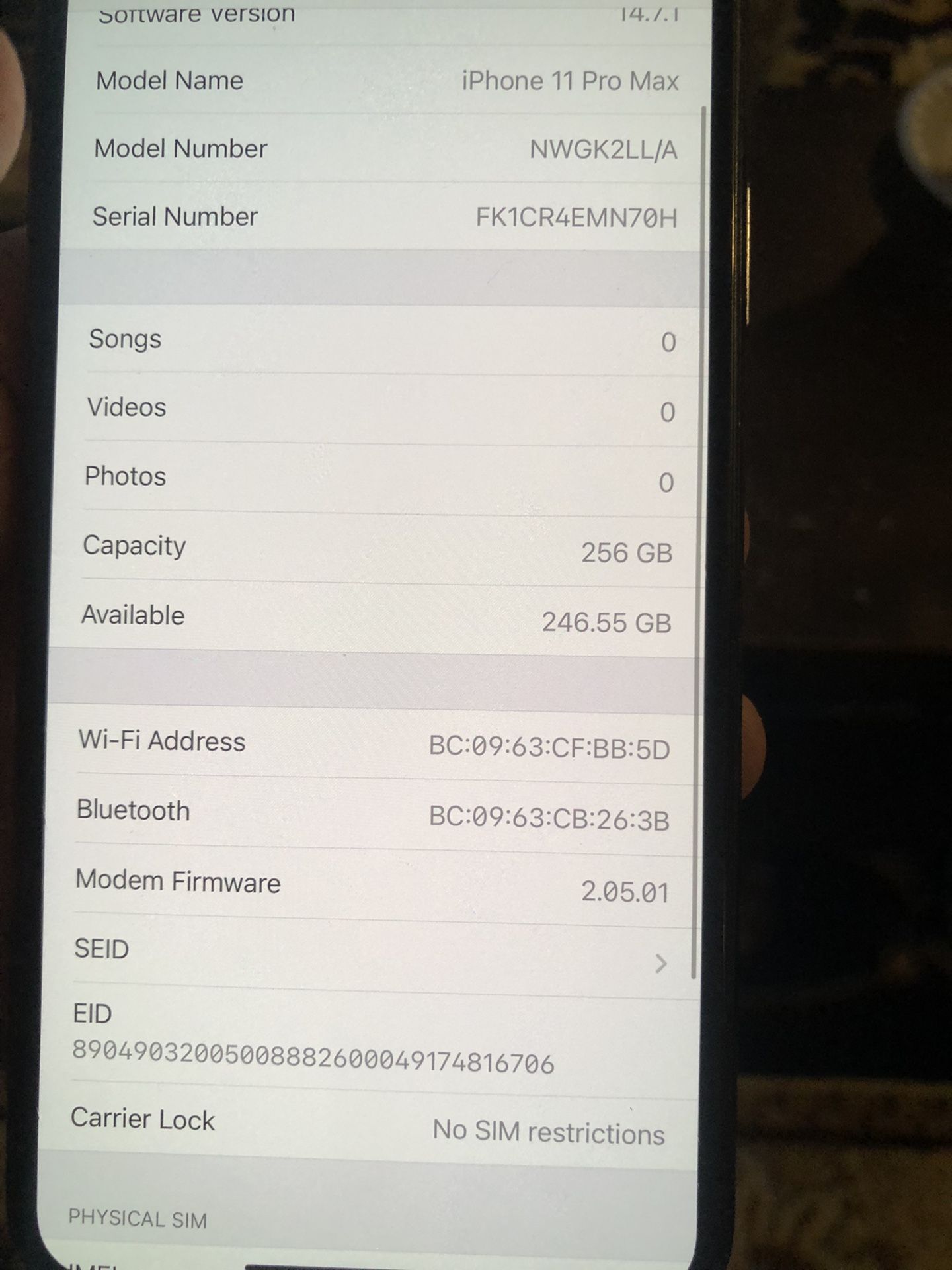 iPhone 11 Pro Max 256GB Fully Unlocked