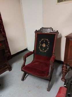 Antique Eastlake Rocking Chair  Thumbnail