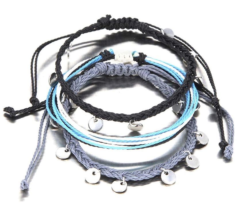 PICK UP ONLY! BRAND NEW Boho Anklet. Blue, black & white colored. ALL SALES ARE FINAL