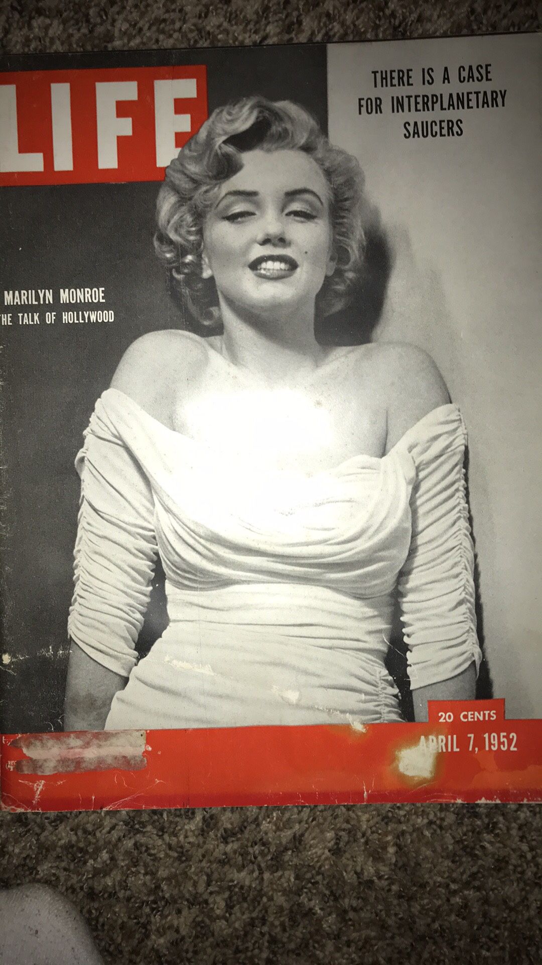 Marilyn Monroe April 7th 1952 Life Magazine UFO 