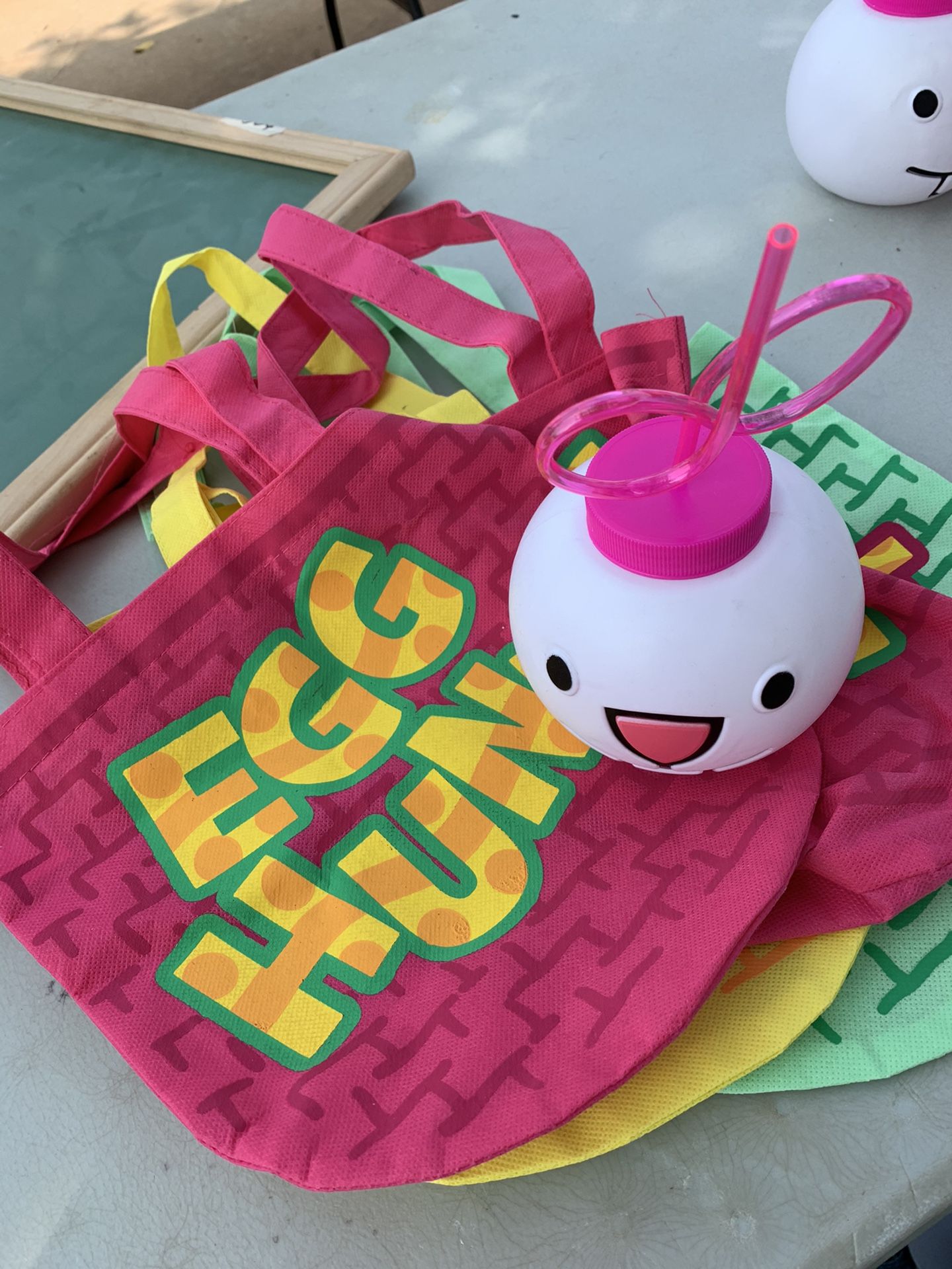 Easter bags and rabbits glasses
