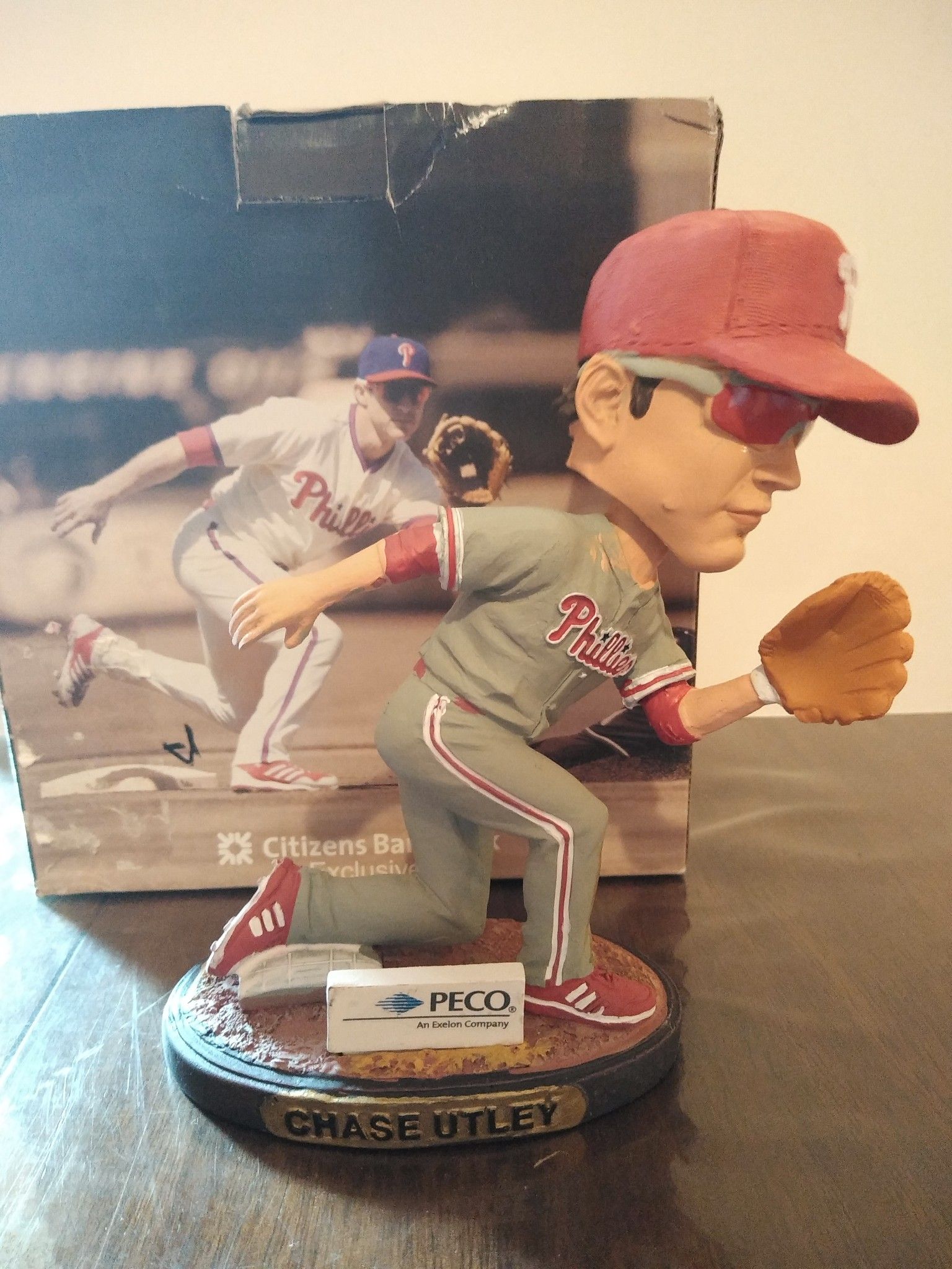 Phillies chase Utley bobblehead in box