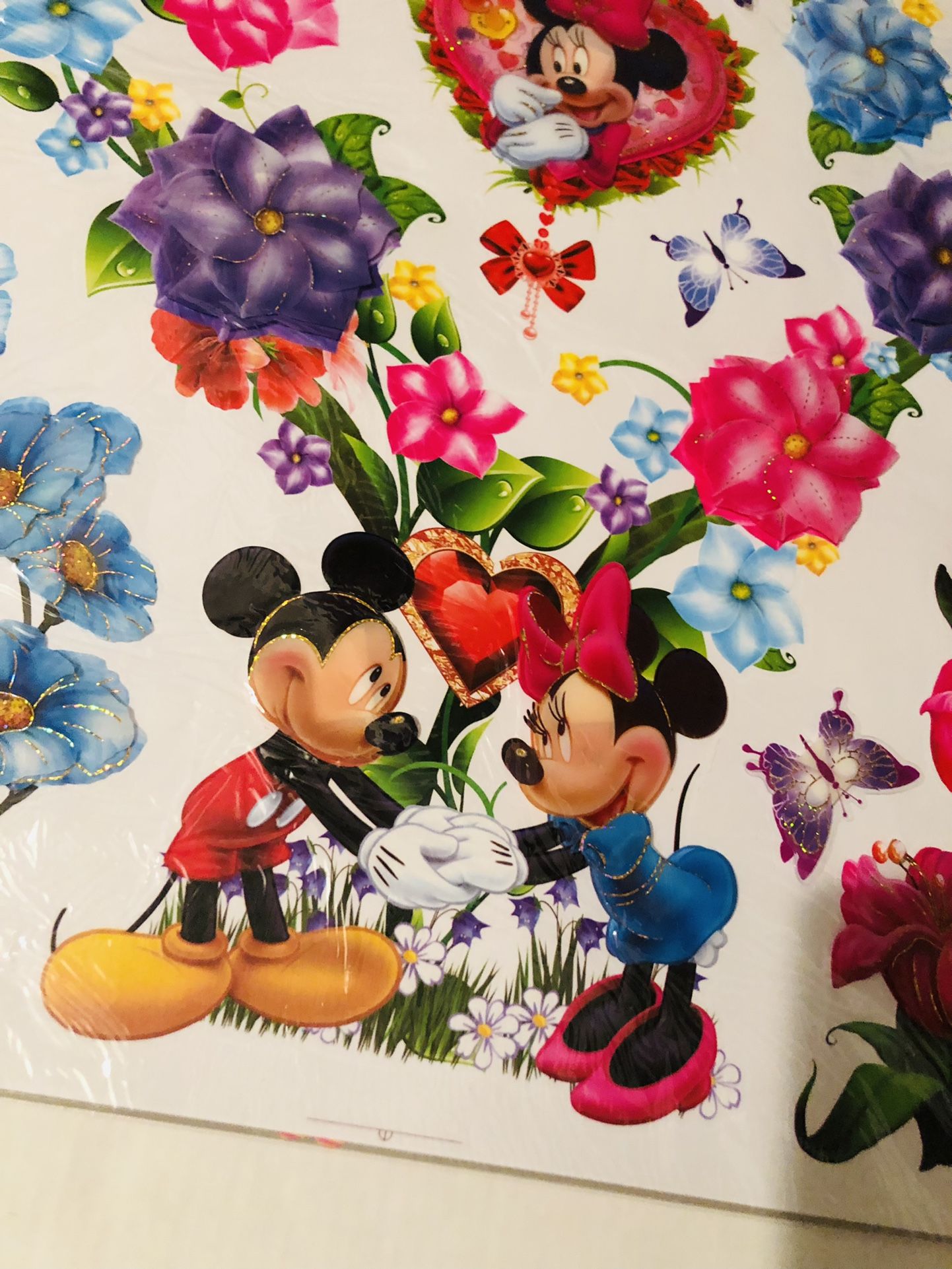 Mickey & Minnie 3D Wall, Mirror or Window Sticker Absolutely Stunning Some of the Decals Pop out and look realistic 31x20inches 9 available listing