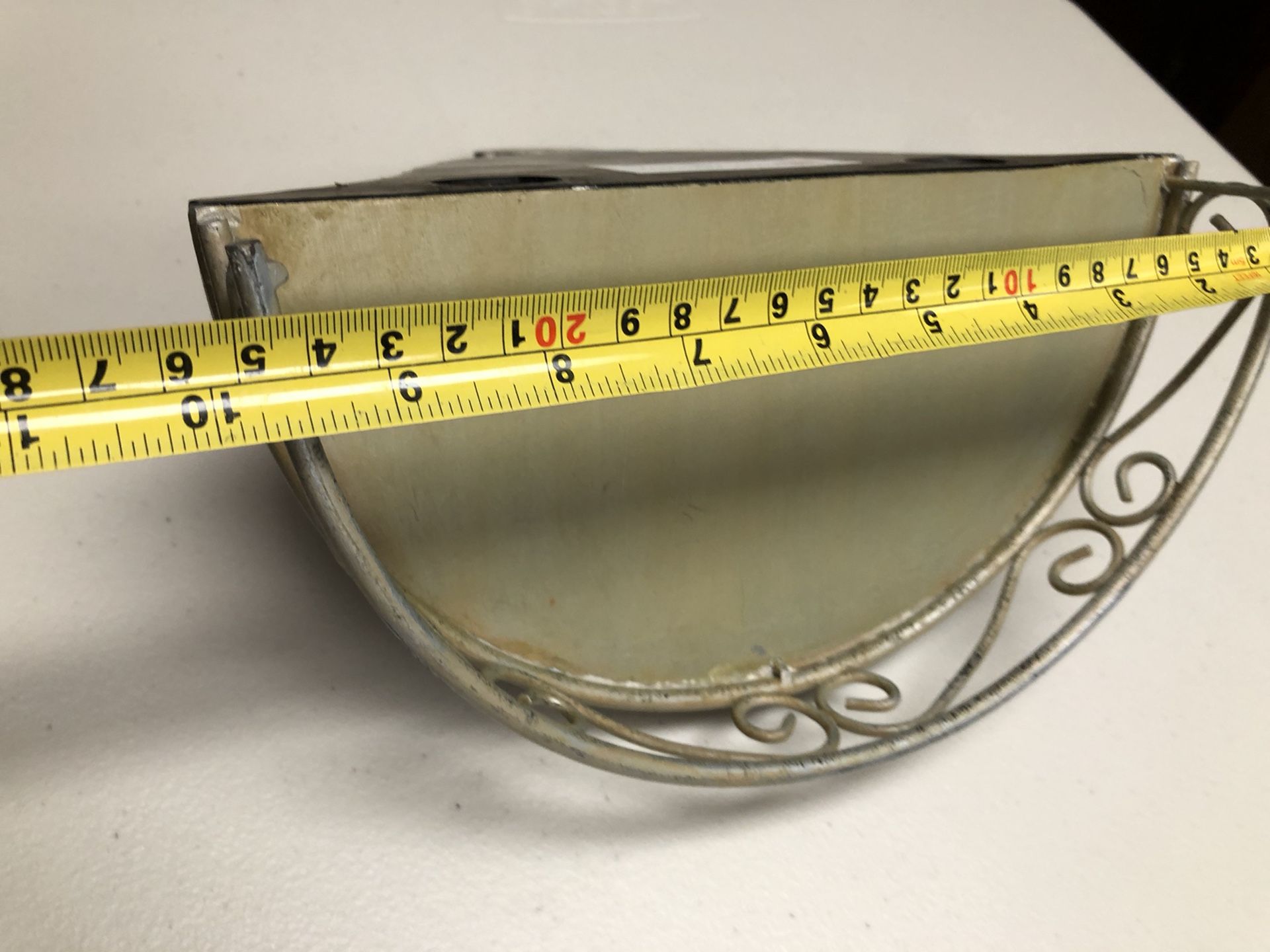 Home Interiors And Gifts Retired Vintage Blown Plastic -resin Wall Shelf