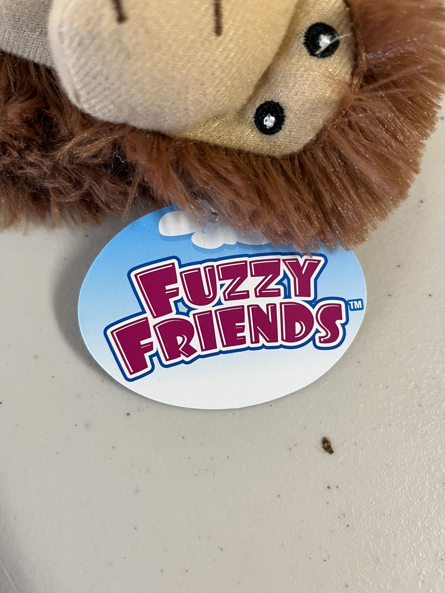 Fuzzy Friends Plush Monkey Toy With Velcro Hands