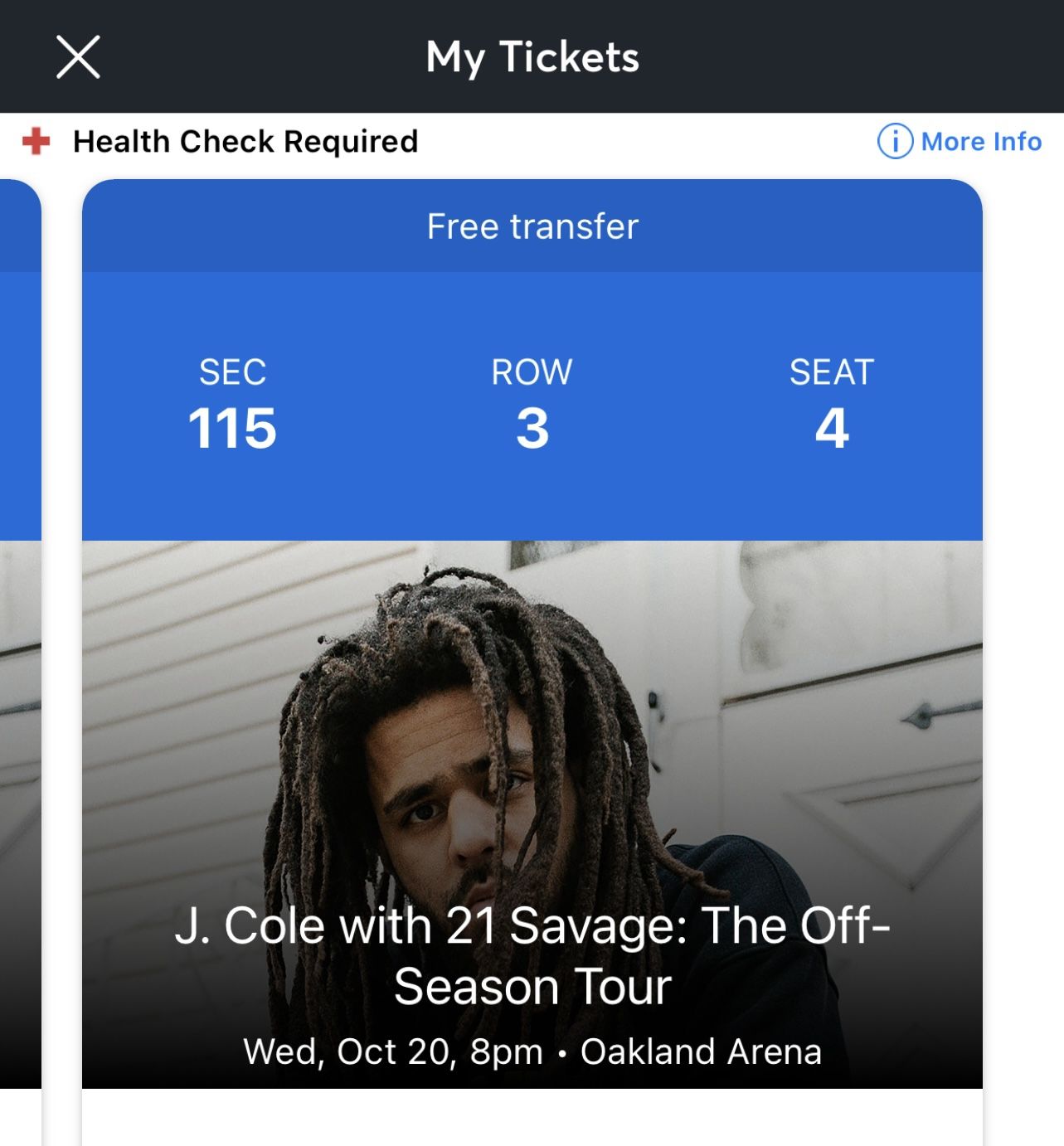 J Cole Concert Tickets