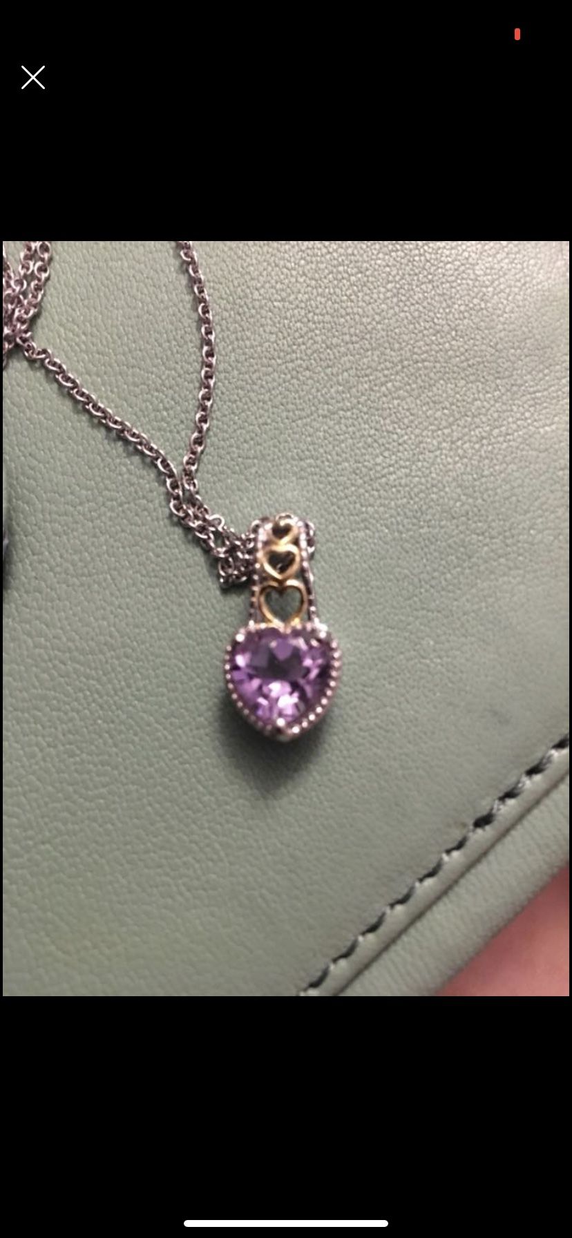 Rose De France Amethyst Necklace