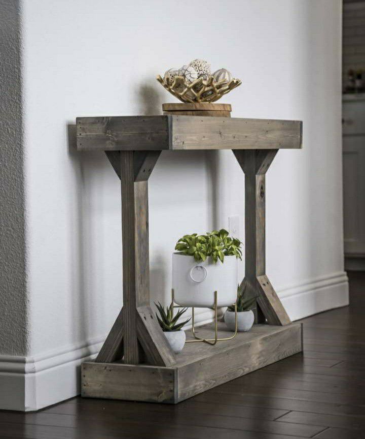 Rustic Console Accent Hallway Table