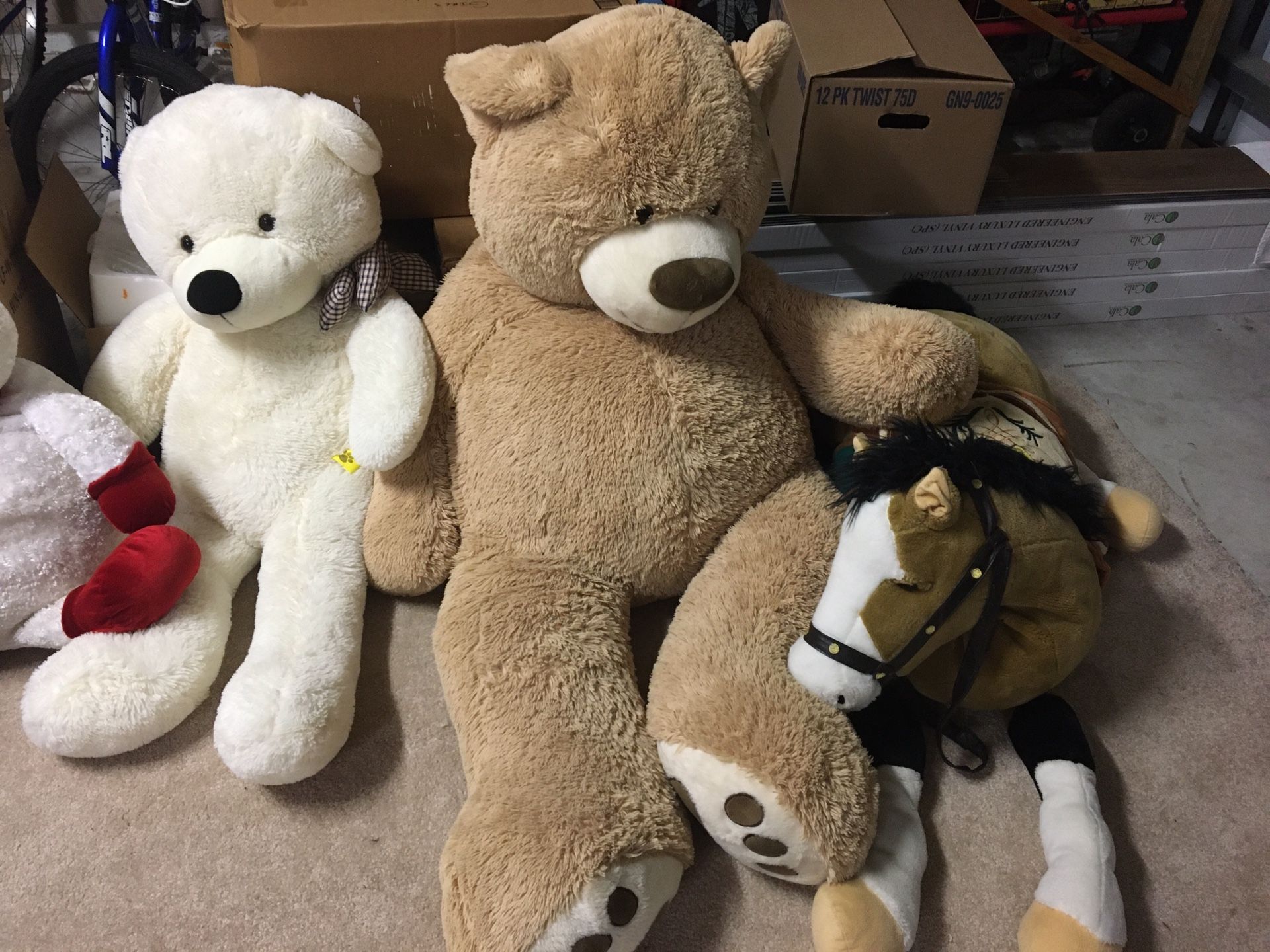 Giant stuffed animals