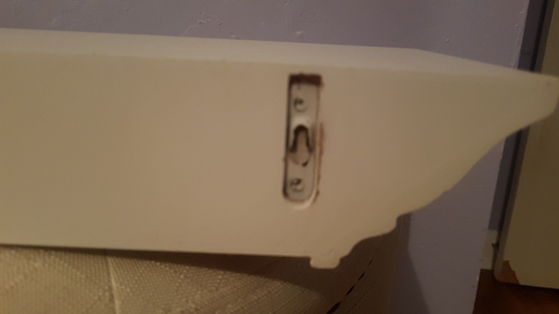 12 inch white wall shelves